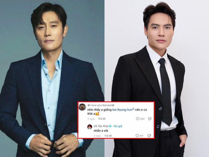 Võ Tấn Phát đòi chuyển khoản khi fan khen giống Lee Byung Hun - Ảnh 2.