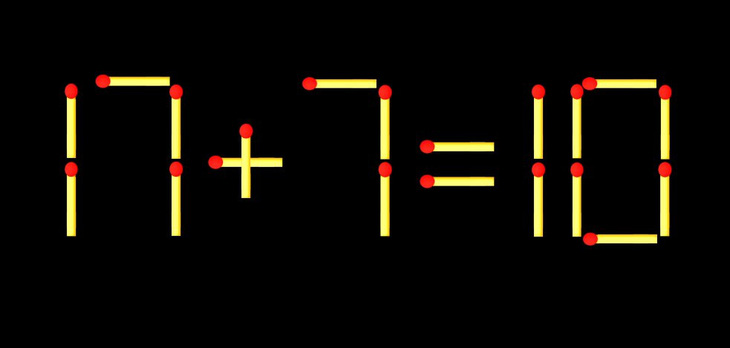 Thử tài IQ: Di chuyển một que diêm để 3-1=3 thành phép tính đúng - Ảnh 2.