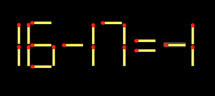 Thử tài IQ: Di chuyển một que diêm để 3-1=3 thành phép tính đúng - Ảnh 1.