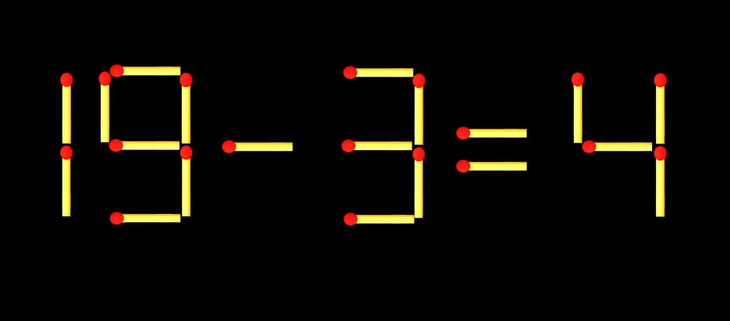 Thử tài IQ: Di chuyển một que diêm để 17+3=3 thành phép tính đúng - Ảnh 2.