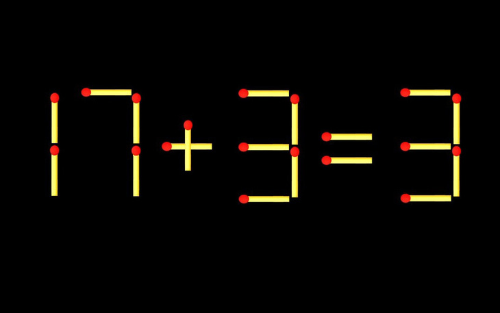 Thử tài IQ: Di chuyển một que diêm để 6+17=6 thành phép tính đúng - Ảnh 7.