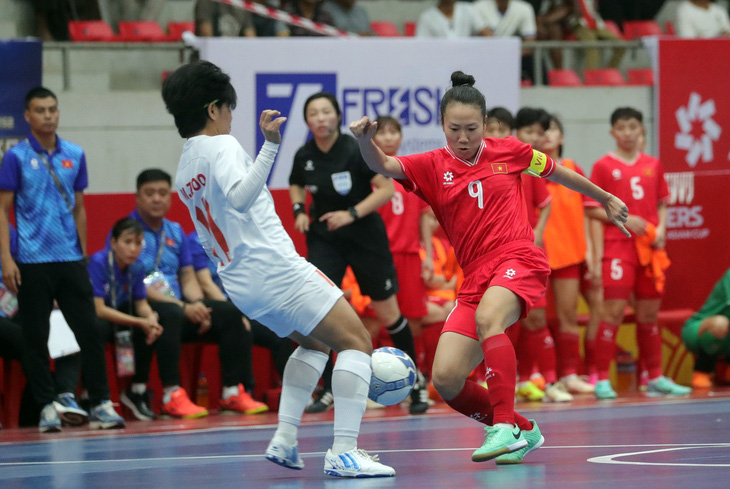 Tuyển futsal nữ Việt Nam hạ Myanmar ở giải châu Á - Ảnh 1.