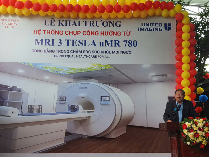 Khai trương hệ thống MRI tích hợp AI tại Bệnh viện Đa khoa số 10  - Ảnh 3.