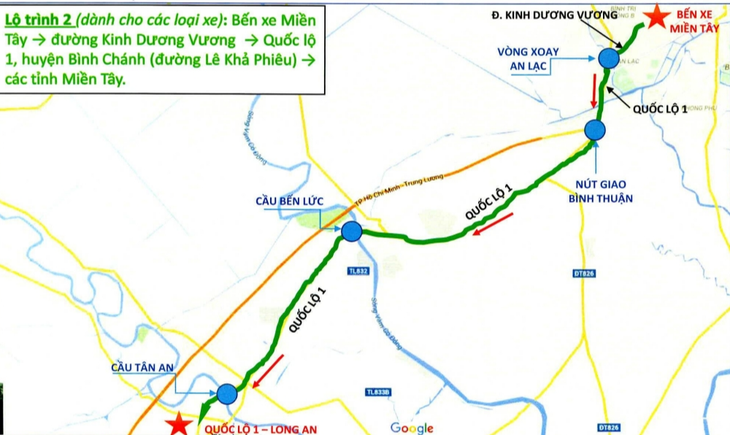 Sơ đồ đường về các tỉnh miền Tây dịp Tết, né kẹt xe qua cao tốc Bến Lức - Long Thành - Ảnh 3.