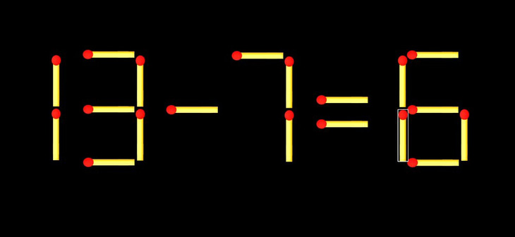 Thử tài IQ: Di chuyển một que diêm để 4+8=1 thành phép tính đúng - Ảnh 1.