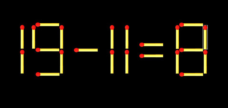 Thử tài IQ: Di chuyển một que diêm để 7+17=8 thành phép tính đúng - Ảnh 1.