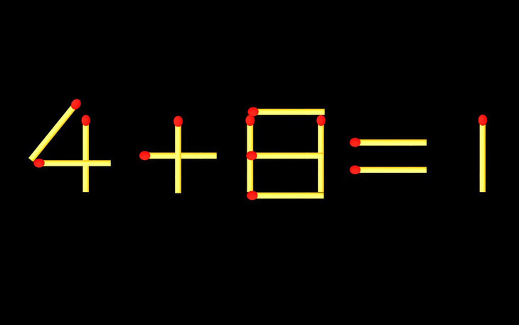 Thử tài IQ: Di chuyển một que diêm để 9-4=6 thành phép tính đúng - Ảnh 1.