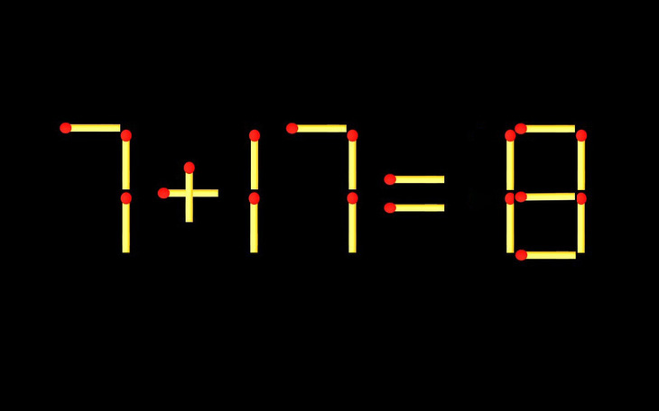 Thử tài IQ: Di chuyển một que diêm để 7-8=1 thành phép tính đúng - Ảnh 7.