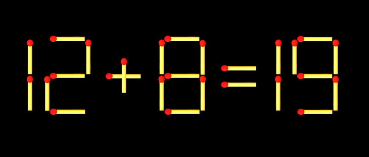 Thử tài IQ: Di chuyển một que diêm để 6+12=7 thành phép tính đúng - Ảnh 3.