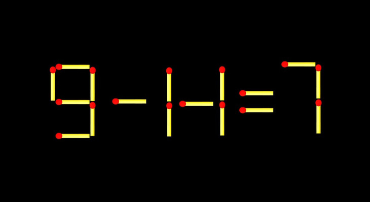 Thử tài IQ: Di chuyển một que diêm để 9+11=7 thành phép tính đúng - Ảnh 1.