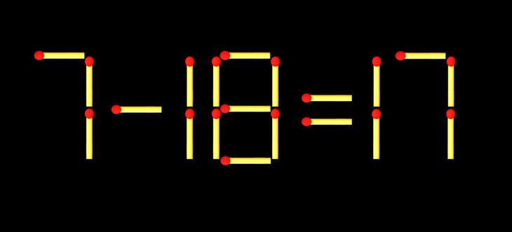 Thử tài IQ: Di chuyển một que diêm để 6+12=7 thành phép tính đúng - Ảnh 3.