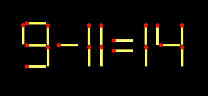 Thử tài IQ: Di chuyển một que diêm để 4-4=3 thành phép tính đúng - Ảnh 2.