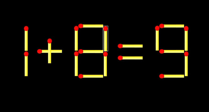 Thử tài IQ: Di chuyển một que diêm để 9+11=8 thành phép tính đúng - Ảnh 1.