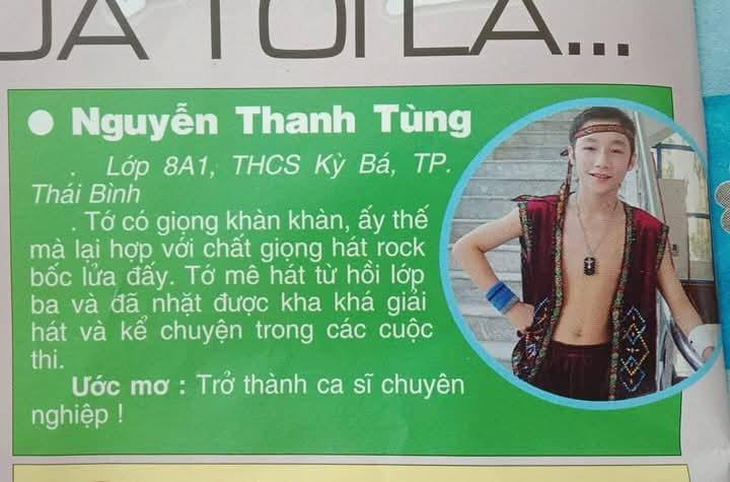 Ảnh vui 23-1: Cười òa với hình ảnh thuở 'sơ khai' của Sơn Tùng - Ảnh 1.