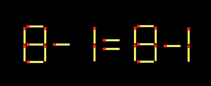 Thử tài IQ: Di chuyển một que diêm để 8-7=81 thành phép tính đúng - Ảnh 1.