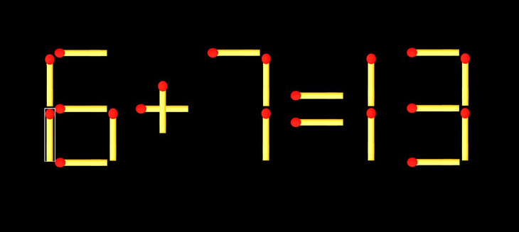 Thử tài IQ: Di chuyển một que diêm để 5+7=19 thành phép tính đúng - Ảnh 1.