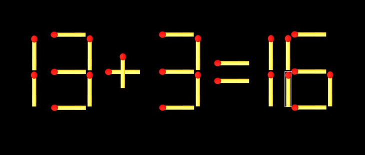 Thử tài IQ: Di chuyển một que diêm để 17+8=8 thành phép tính đúng - Ảnh 1.