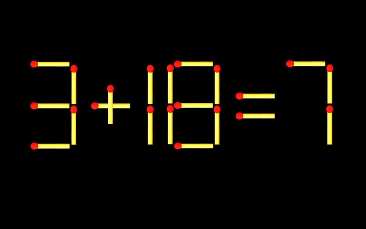 Thử tài IQ: Di chuyển một que diêm để 77+18=1 thành phép tính đúng - Ảnh 8.