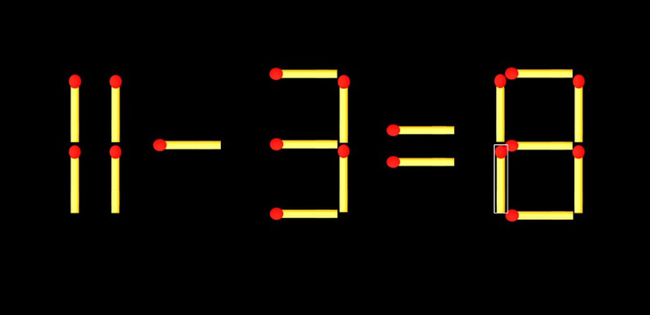 Thử tài IQ: Di chuyển một que diêm để 9+9=6 thành phép tính đúng - Ảnh 1.