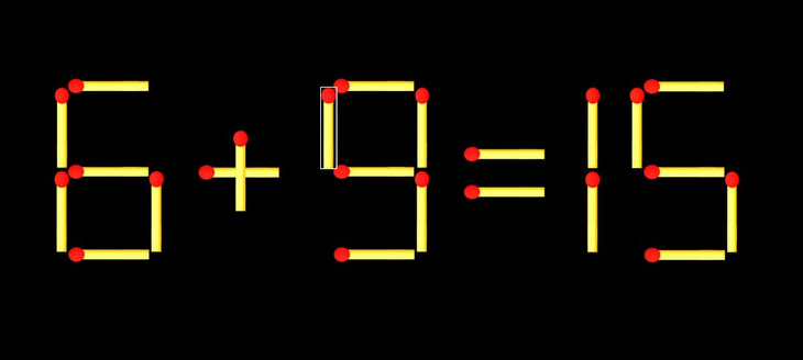 Thử tài IQ: Di chuyển một que diêm để 1-6=15 thành phép tính đúng - Ảnh 1.