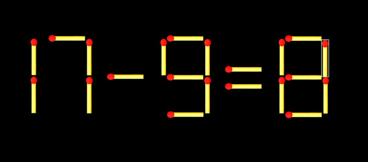 Thử tài IQ: Di chuyển một que diêm để 9+19=4 thành phép tính đúng - Ảnh 1.