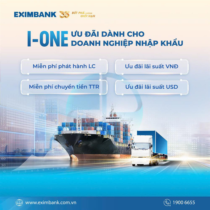 Eximbank ưu đãi lớn cho doanh nghiệp nhập khẩu nhân dịp 35 năm thành lập - Ảnh 1.