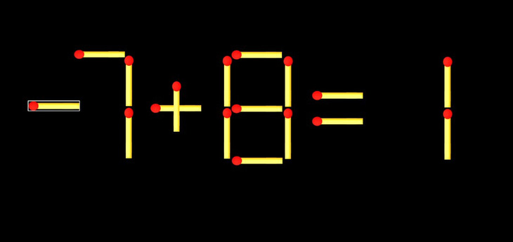 Thử tài IQ: Di chuyển một que diêm để 3-8=5 thành phép tính đúng - Ảnh 1.