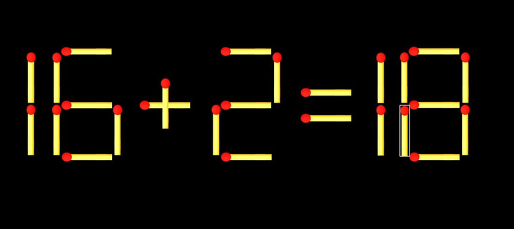 Thử tài IQ: Di chuyển một que diêm để 3-8=5 thành phép tính đúng - Ảnh 1.