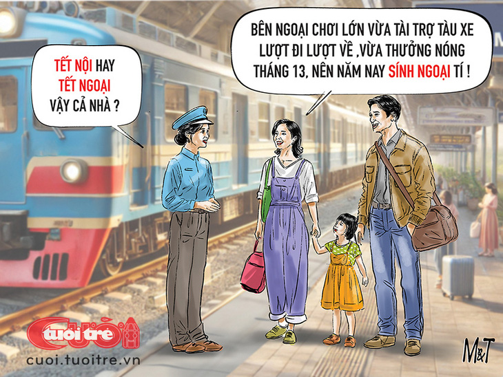 Về quê ăn Tết: Gia đình 'sính ngoại' nên không về nội - Ảnh 1.