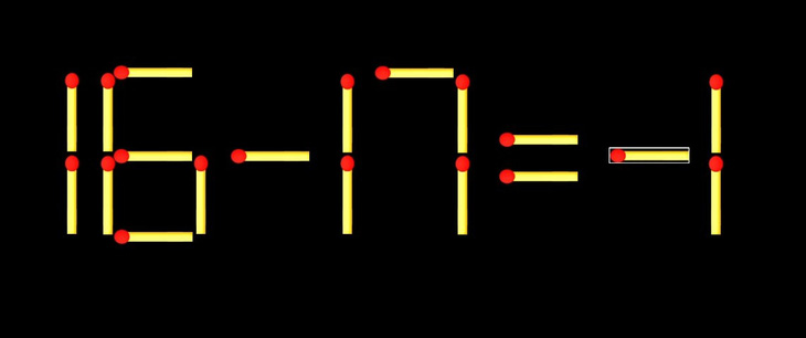 Thử tài IQ: Di chuyển một que diêm để 47-1=3 thành phép tính đúng - Ảnh 1.