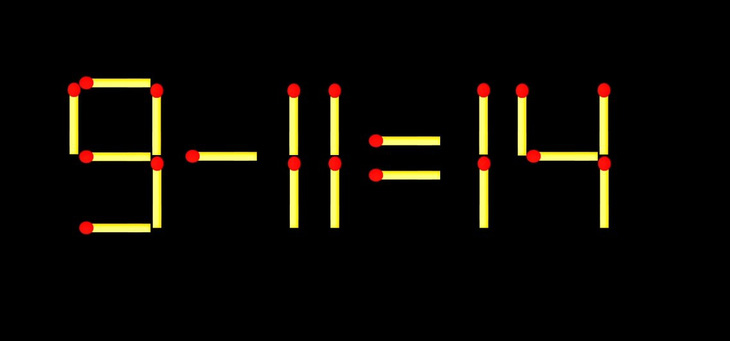 Thử tài IQ: Di chuyển một que diêm để 69+1=3 thành phép tính đúng - Ảnh 2.