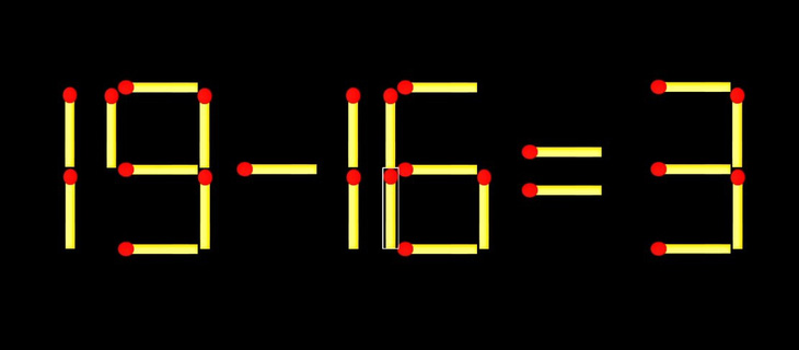 Thử tài IQ: Di chuyển một que diêm để 69+1=3 thành phép tính đúng - Ảnh 1.