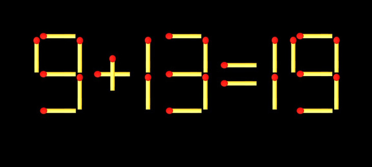 Thử tài IQ: Di chuyển một que diêm để 8+9=0 thành phép tính đúng - Ảnh 3.