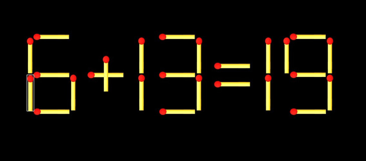 Thử tài IQ: Di chuyển một que diêm để 8+9=0 thành phép tính đúng - Ảnh 1.