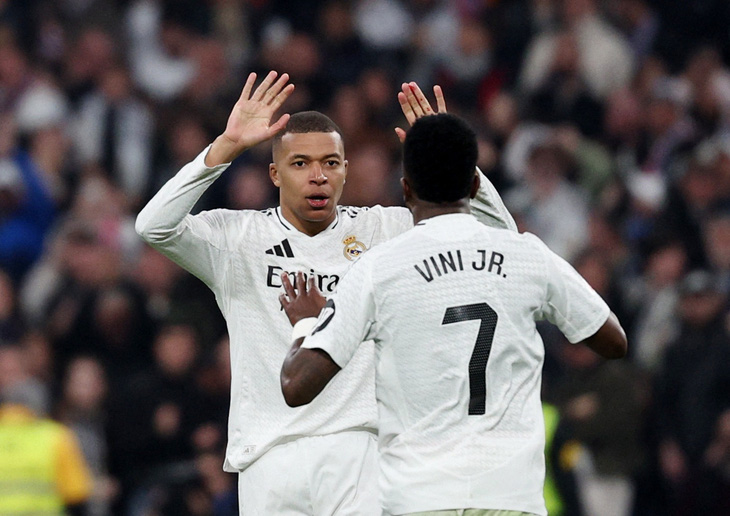 Vinicius đang bị Mbappe bỏ lại phía sau - Ảnh 3.