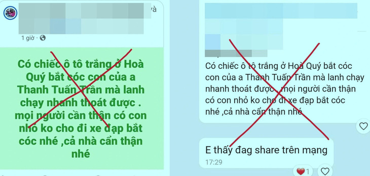 Tin bắt cóc trẻ em tại Đà Nẵng là bịa đặt, công an triệu tập người tung tin - Ảnh 1.