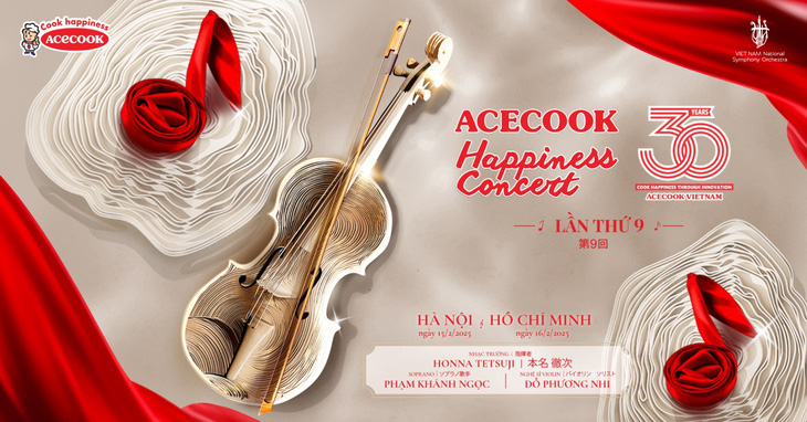 Acecook Happiness Concert 2025: hành trình lan tỏa hạnh phúc qua âm nhạc - Ảnh 1.