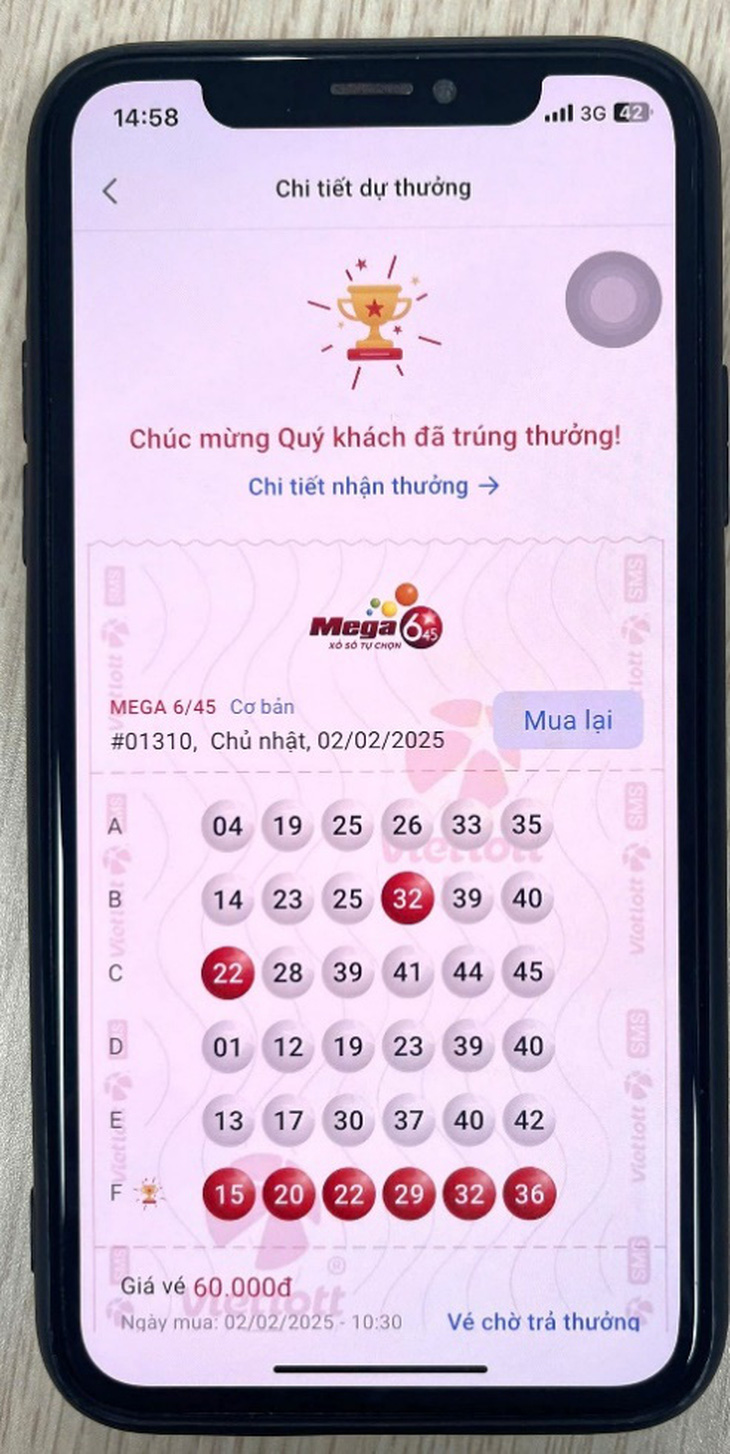 Từng trúng số 6 triệu đồng, nay người đàn ông ở TP.HCM trúng Vietlott hơn 152 tỉ - Ảnh 2.