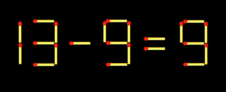 Thử tài IQ: Di chuyển một que diêm để 8+19=5 thành phép tính đúng - Ảnh 2.