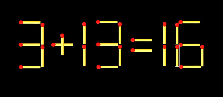 Thử tài IQ: Di chuyển một que diêm để 8+19=5 thành phép tính đúng - Ảnh 1.