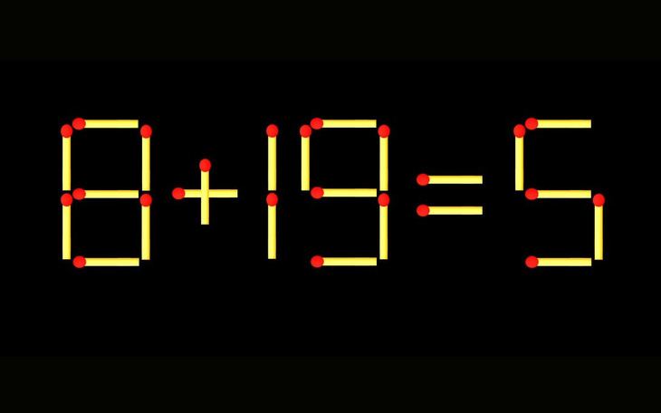 Thử tài IQ: Di chuyển một que diêm để 7+6=5 thành phép tính đúng - Ảnh 7.