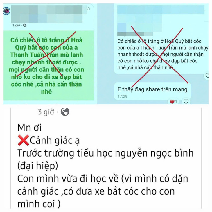 Đăng tin thất thiệt bắt cóc trẻ em, coi chừng nếm 'trái đắng' - Ảnh 1.