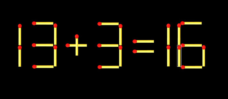 Thử tài IQ: Di chuyển một que diêm để 11+17=8 thành phép tính đúng - Ảnh 1.