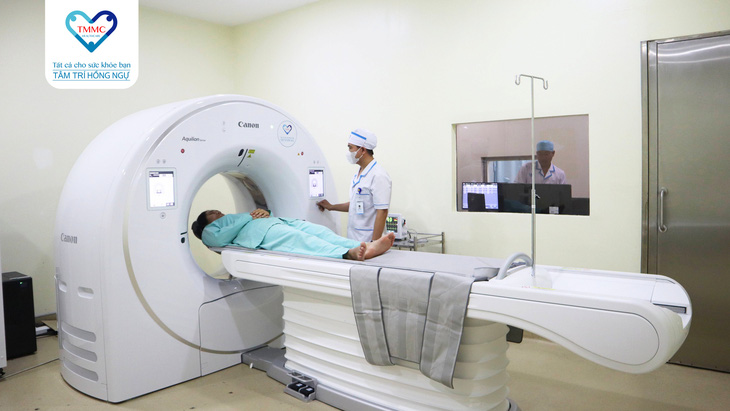 Bệnh viện Tâm Trí Hồng Ngự đưa vào hoạt động hệ thống CT Scanner tích hợp AI - Ảnh 1.