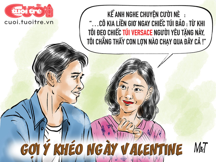 Cô gái kể chuyện cười ngày Valentine khiến người yêu xanh mặt - Ảnh 1.