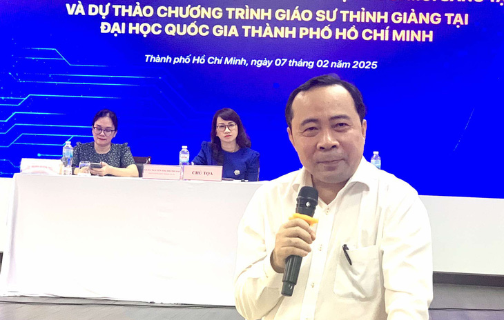 Đại học Quốc gia TP.HCM tuyển chọn giáo sư thỉnh giảng từ tháng 3-2025 - Ảnh 1.