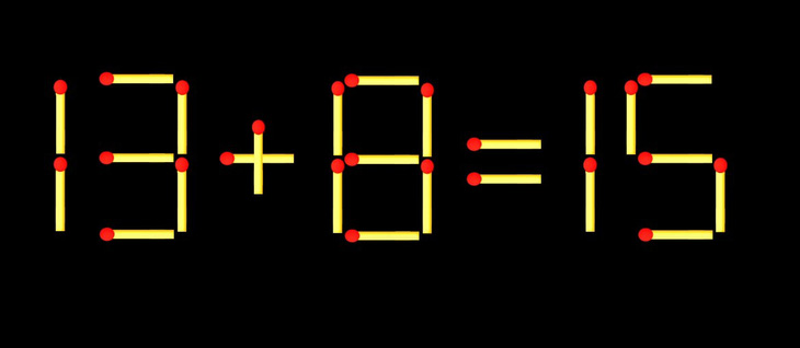 Thử tài IQ: Di chuyển một que diêm để 17+3=3 thành phép tính đúng - Ảnh 2.