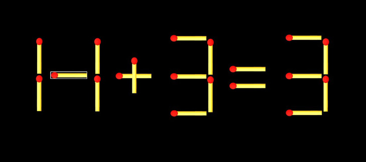 Thử tài IQ: Di chuyển một que diêm để 17+3=3 thành phép tính đúng - Ảnh 1.