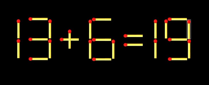 Thử tài IQ: Di chuyển một que diêm để 17+3=3 thành phép tính đúng - Ảnh 1.