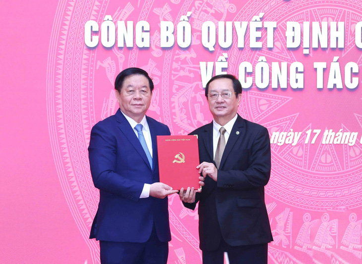 Bộ trưởng Bộ Khoa học và Công nghệ làm phó trưởng Ban Tuyên giáo và Dân vận Trung ương - Ảnh 1.